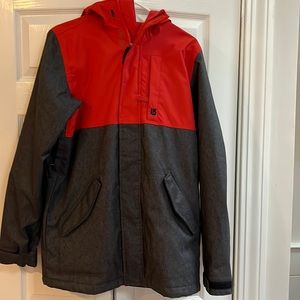 Burton ski coat with hood- men’s small. Excellent condition